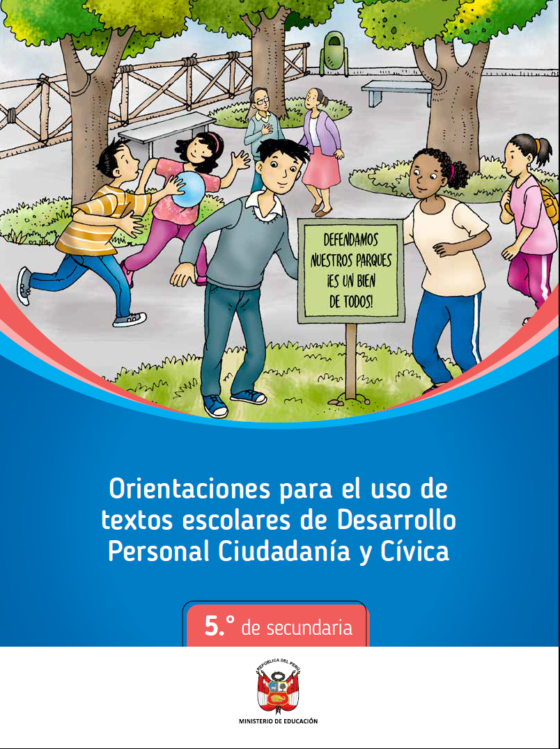 Orientaciones para el uso del texto escolar del área de Desarrollo Personal Ciudadanía y Cívica - 5° grado de secundaria