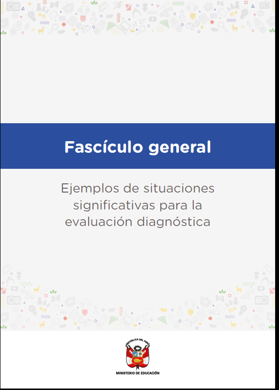 Ejemplos de situaciones significativas para la evaluación diagnóstica : fascículo general. Nivel de Educación Secundaria